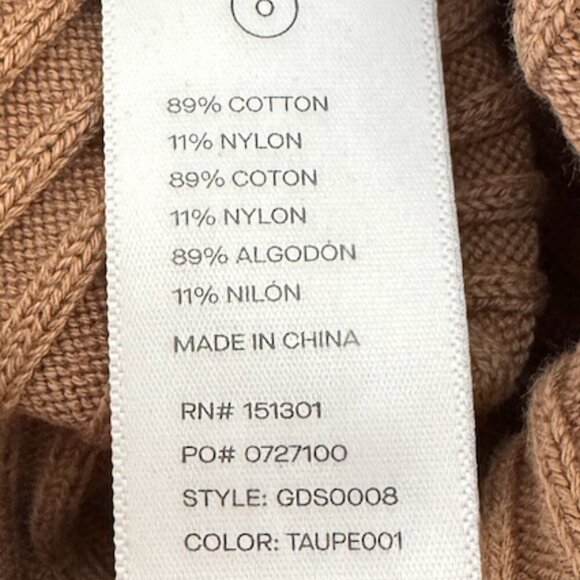 Good American Belted Body Dress Taupe Size 4 (NWOT) - Picture 4 of 4